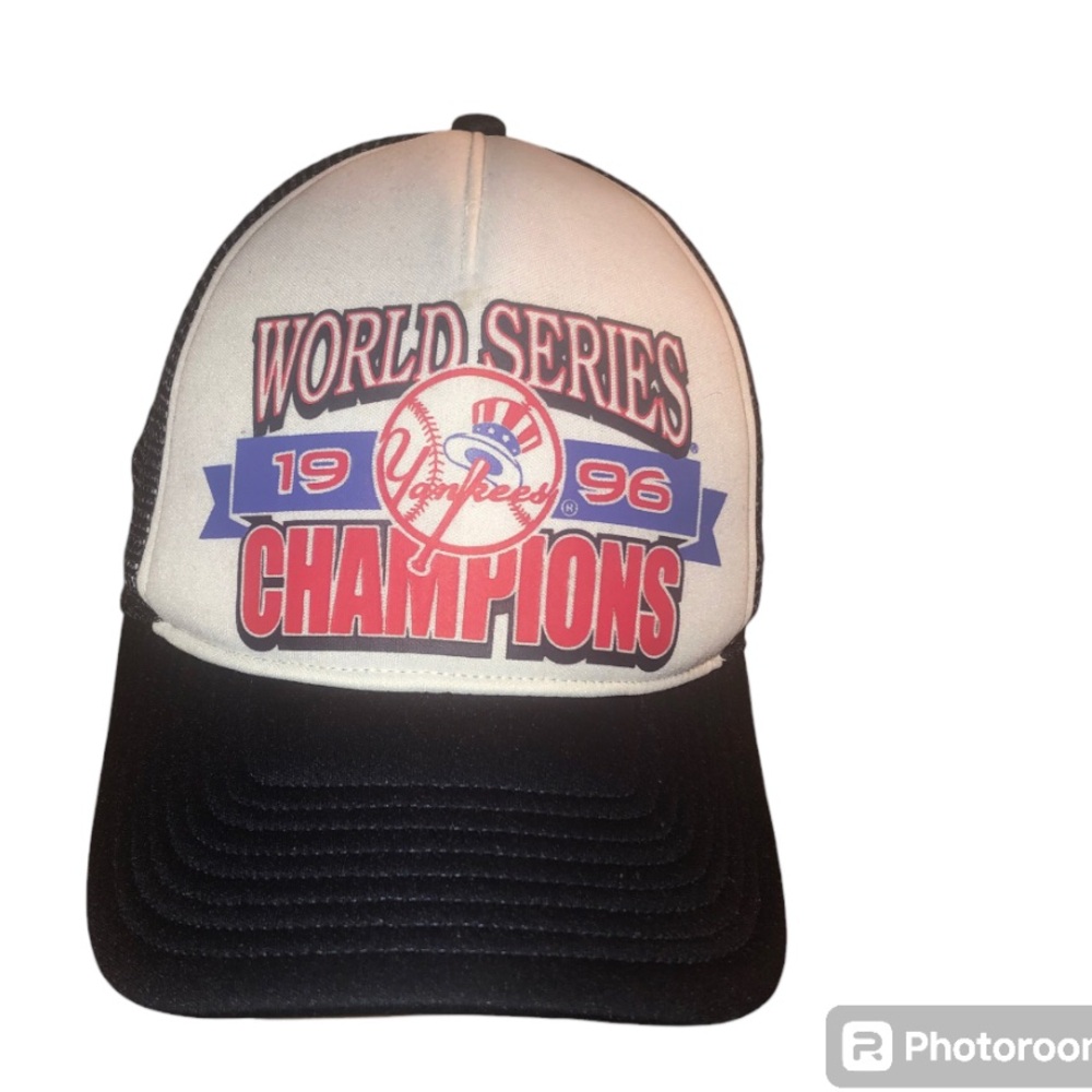 COOPERSTOWN NEW YORK YANKEES 1996 WORLD SERIES CHAMPIONS SNAPBACK Hat Cap GUC